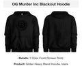 OG Murder Inc Blackout Hoodie