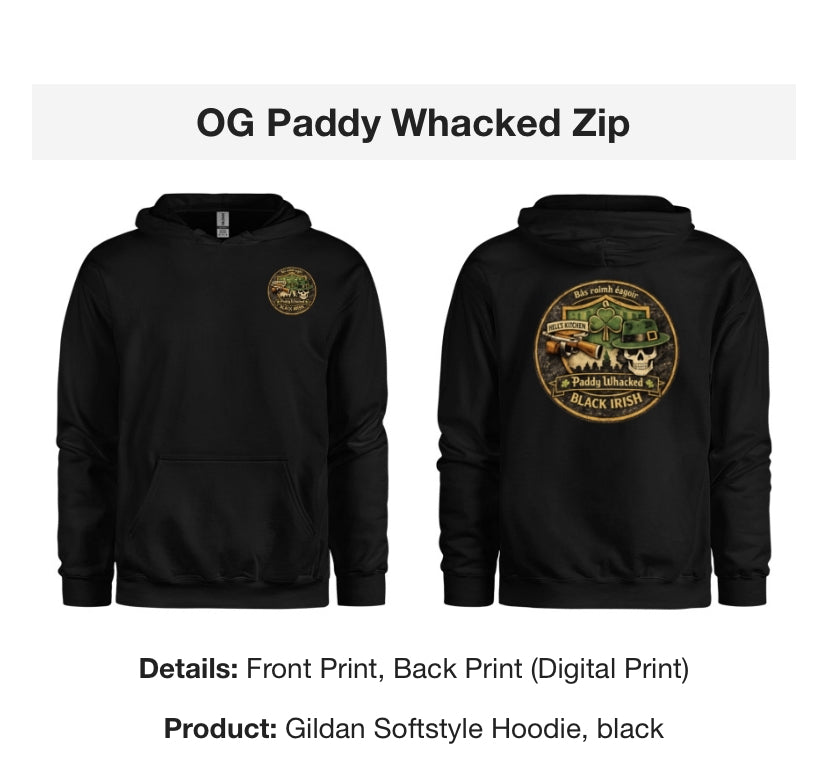 OG Paddy Whacked Hoodie Zip