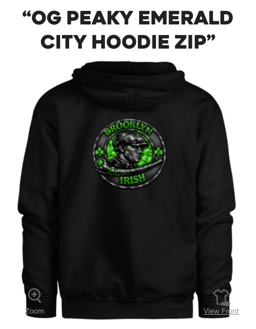 OG Peaky Emerald City Hoodie zip