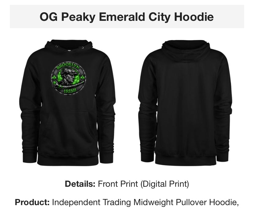 OG Peaky Emerald City Hoodie