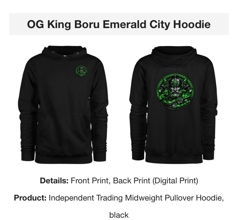 OG Brian Boru Emerald City Hoodie