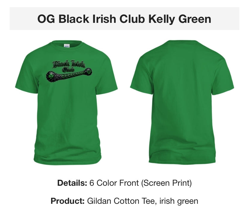 OG Black Irish Club Kelly Green