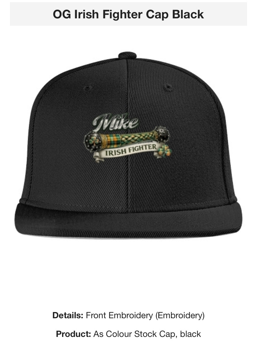 OG Irish Fighter Cap Black