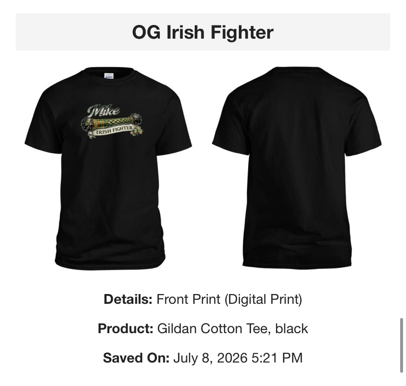 OG Irish Fighter II Black