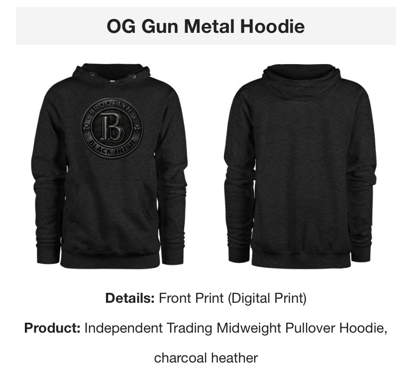 OG Gun Metal Hoodie