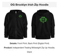OG Brooklyn Irish Zip Hoodie