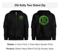 OG Kelly Green Zip Hoodie