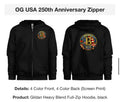 OG USA 250th Anniversary Zip Hoodie