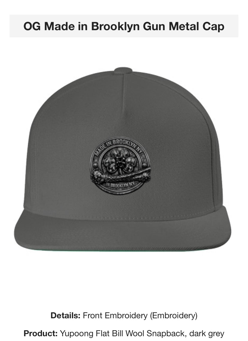 OG Metal Gun Metal Cap