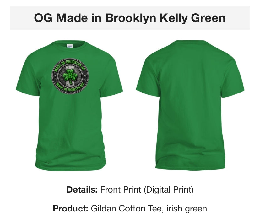 OG Made in Brooklyn  Kelly Green