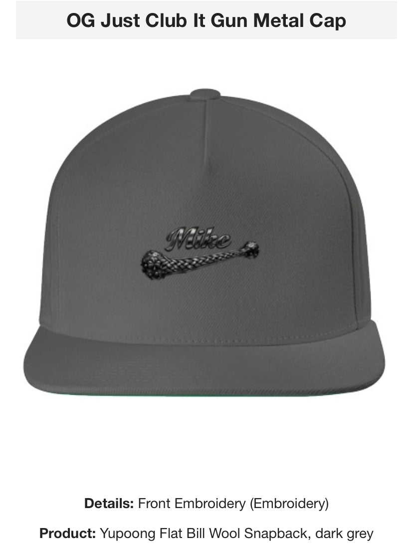 OG Just Club It Gun Metal Cap