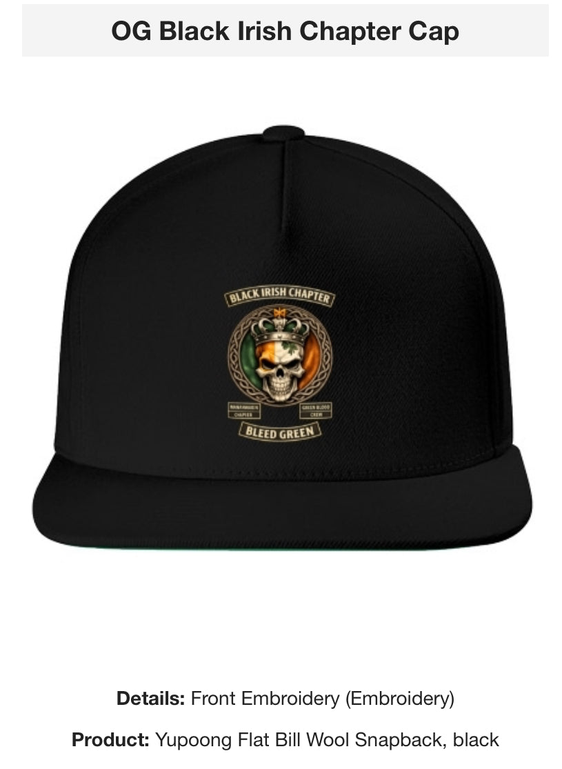 OG Black Irish Chapter Cap