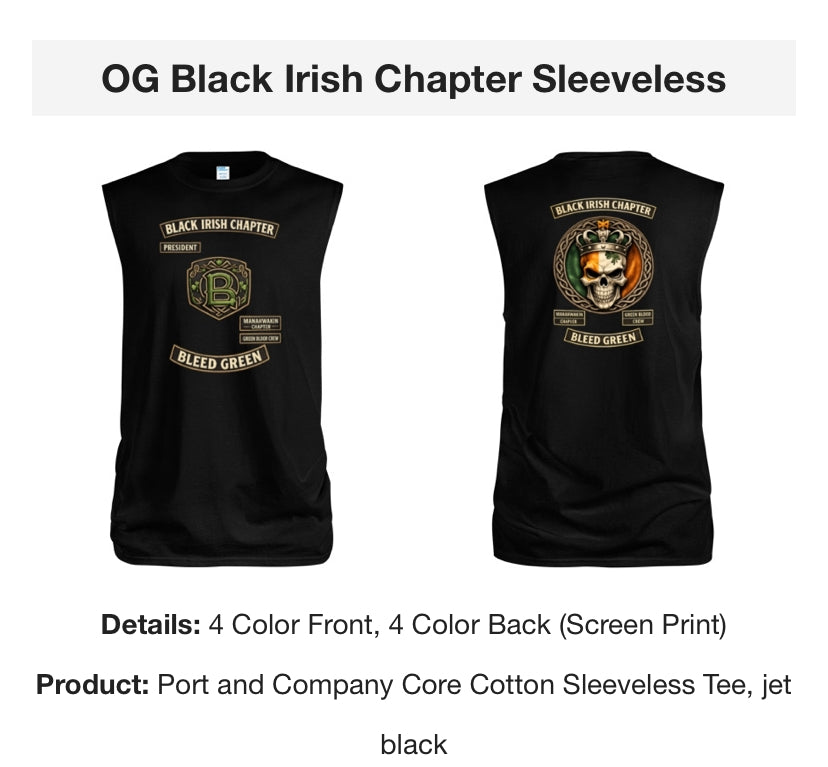 OG Black Irish Chapter Sleeveless