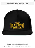 OG Black Irish Rocker Cap