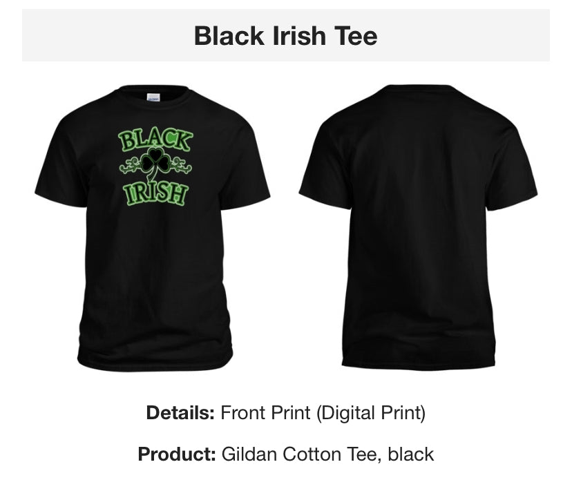 Black Irish Tee