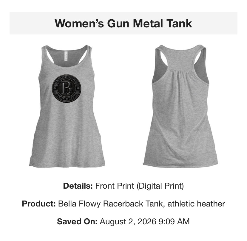 OG Gun Metal Ladies Tank
